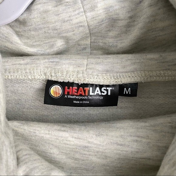 Oregon Coastal Hoodie Sweatshirt Pacific City, OR Oatmeal with Pockets Sz Medium - Picture 5 of 7